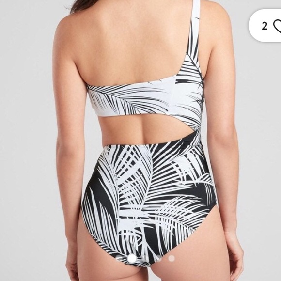 Athleta one shoulder one piece bathing suit - Picture 2 of 8